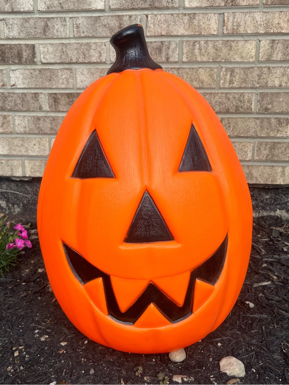 Vintage Pumpkin Jack-O-Lantern Blow Mold